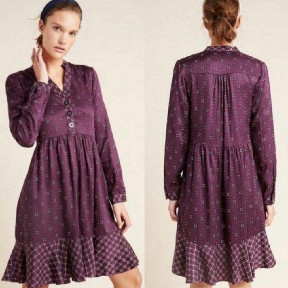 Anthropologie Gillian shirt dress size medium